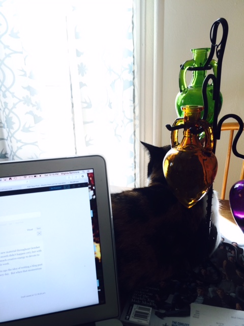 Thank you for being my morning blogging buddy, Viola.